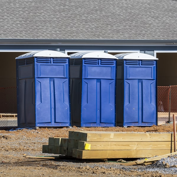 how often are the porta potties cleaned and serviced during a rental period in Cass Lake MN